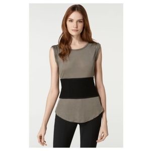 Alexander Wang Grey Sleeveless Corset Top